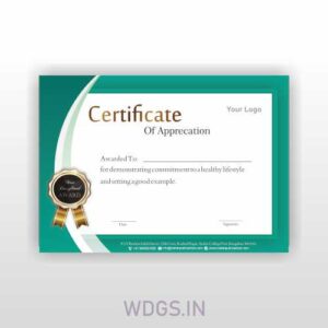 Certificate of Appreciation – 3 Editable Templates